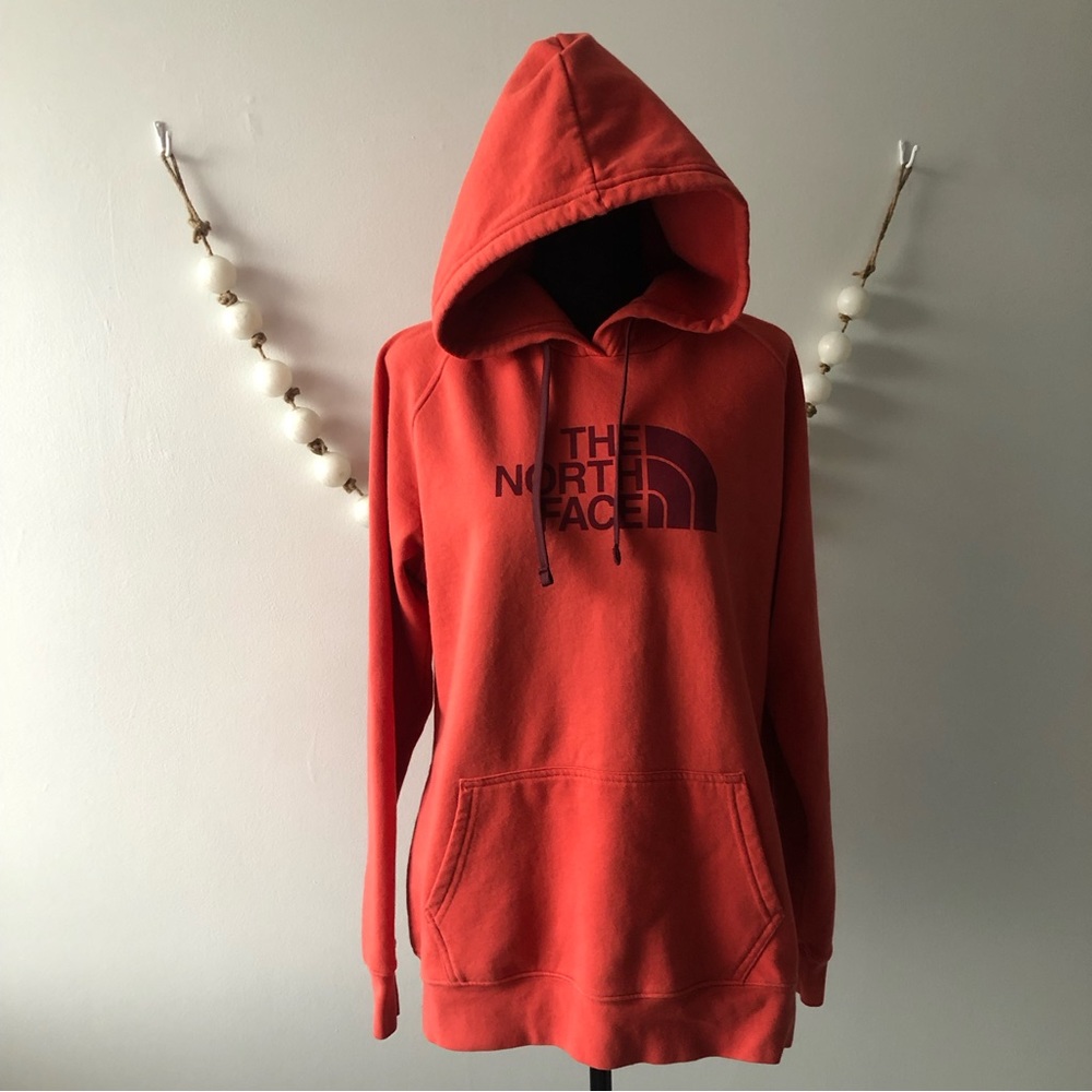 The North Face Women's Red Hooded Pullover Sweatshirt